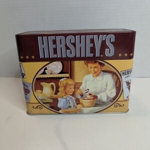 Hershey's Vintage Tin Box With Recipe Cards